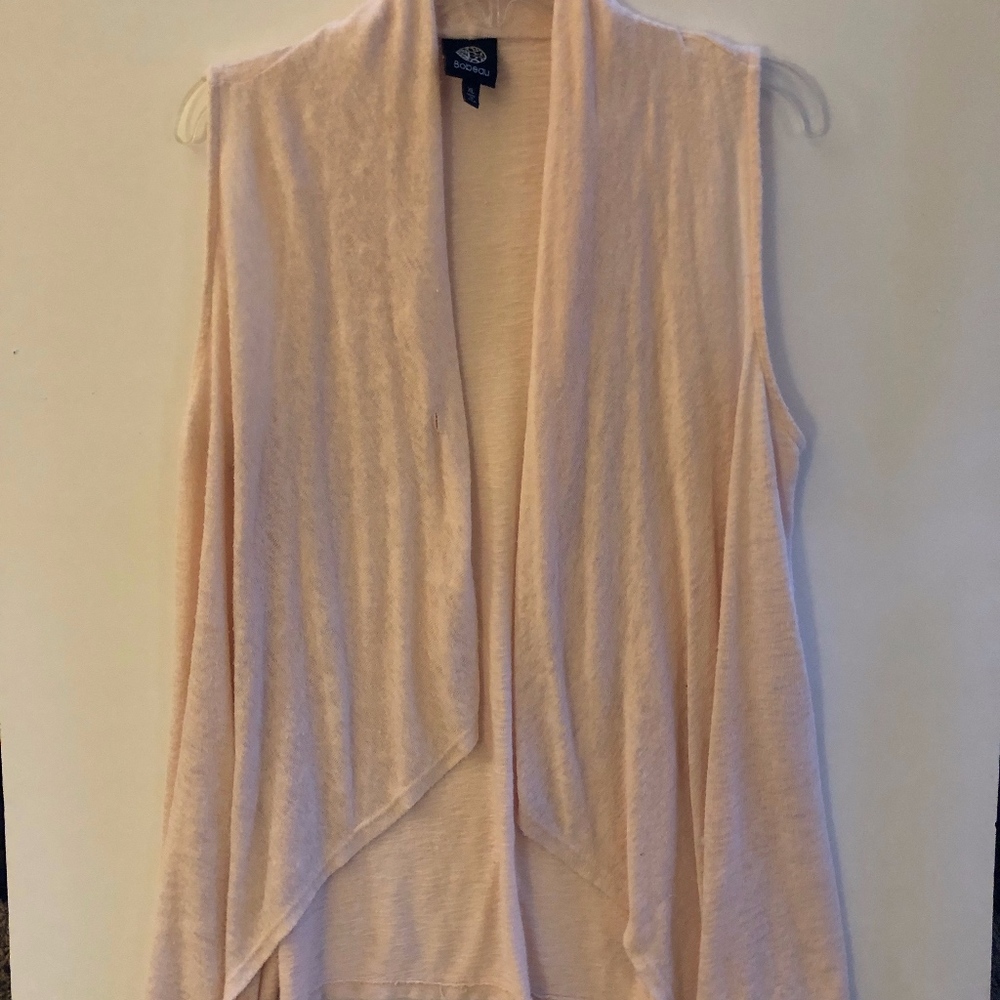 Light Peach Long Vest